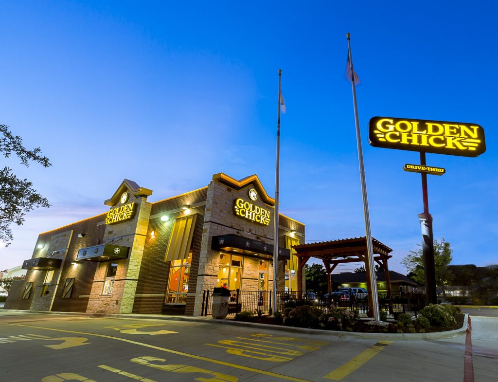 Outside of a Golden Chick Franchise